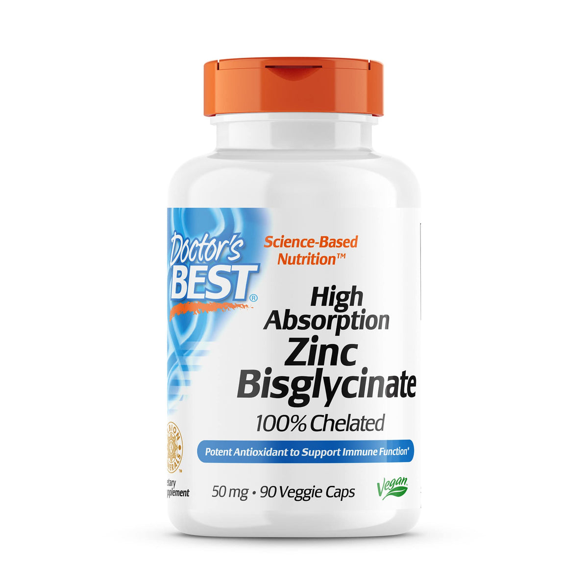 High Absorption Zinc Bisglycinate, 50mg - Doctor's Best
