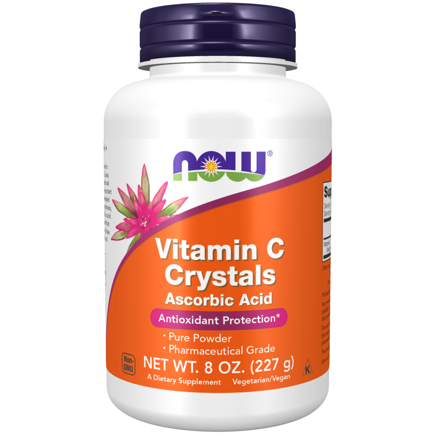 VitaminC Crystals Powder (227g) - Now Foods