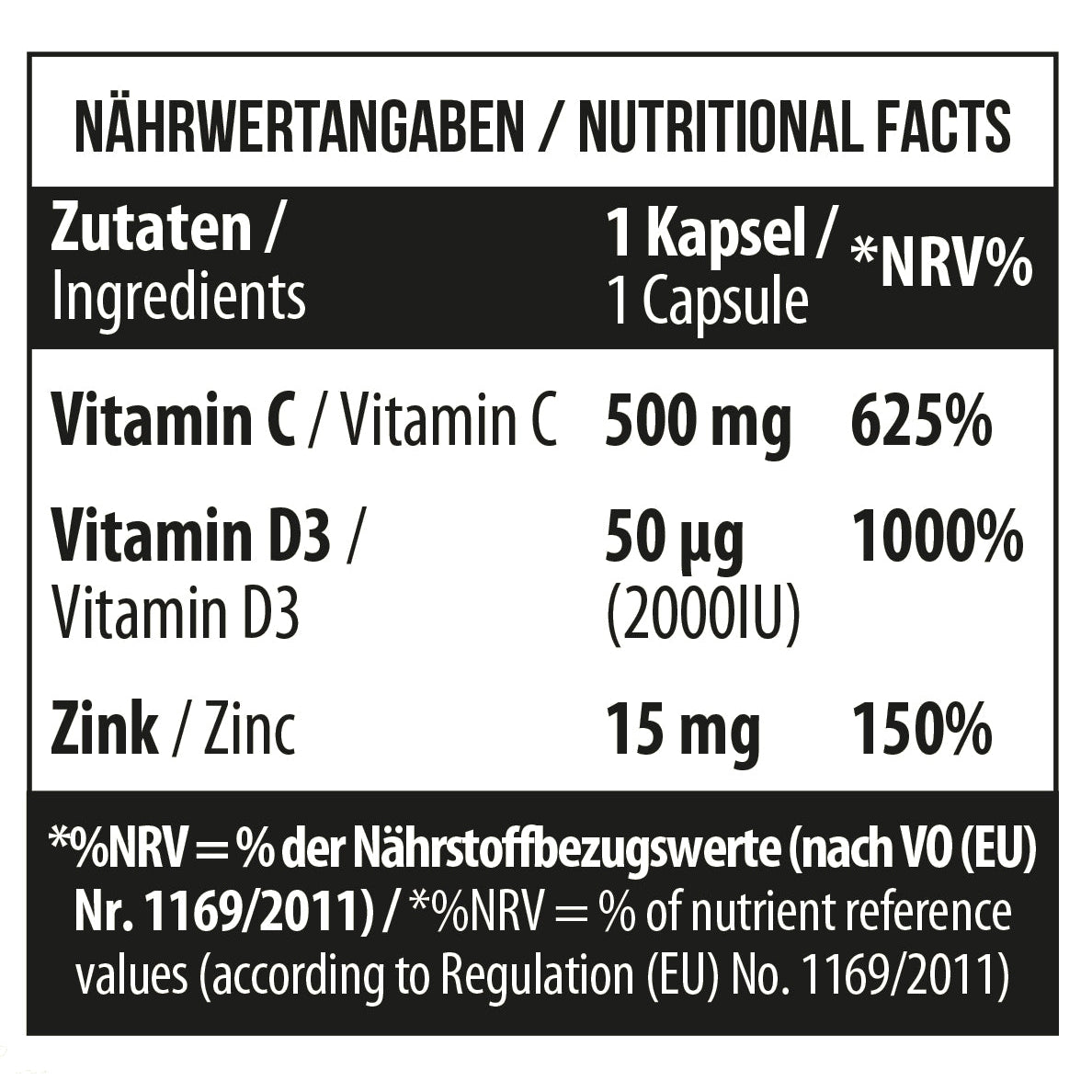 Vitamin C 500 + D3 + Zinc - MST