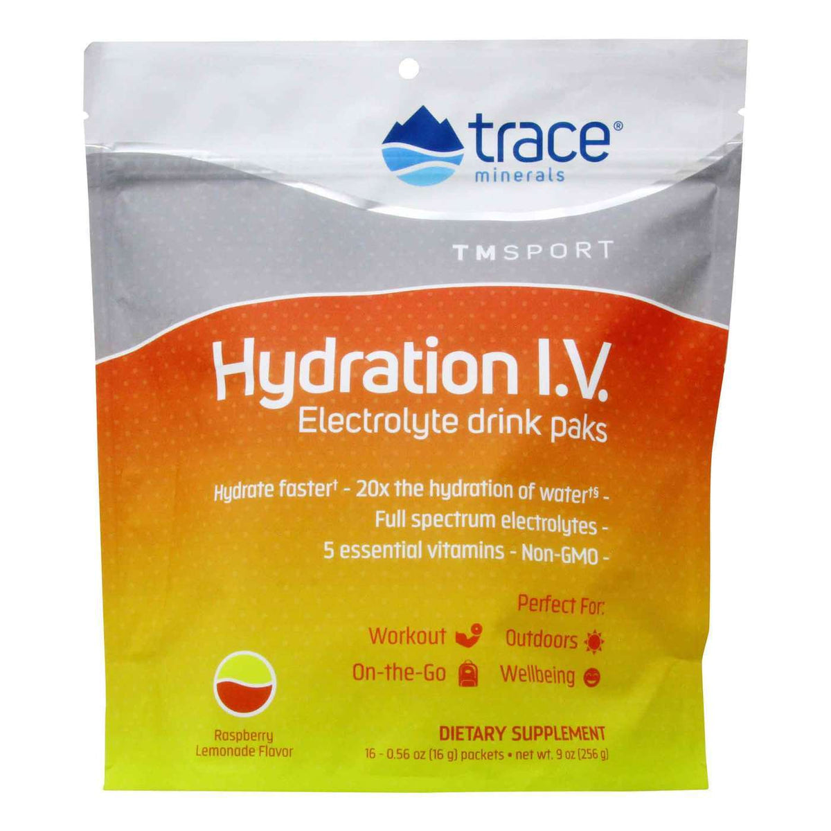 Hydration I.V. Electrolyte drink paks (256g)