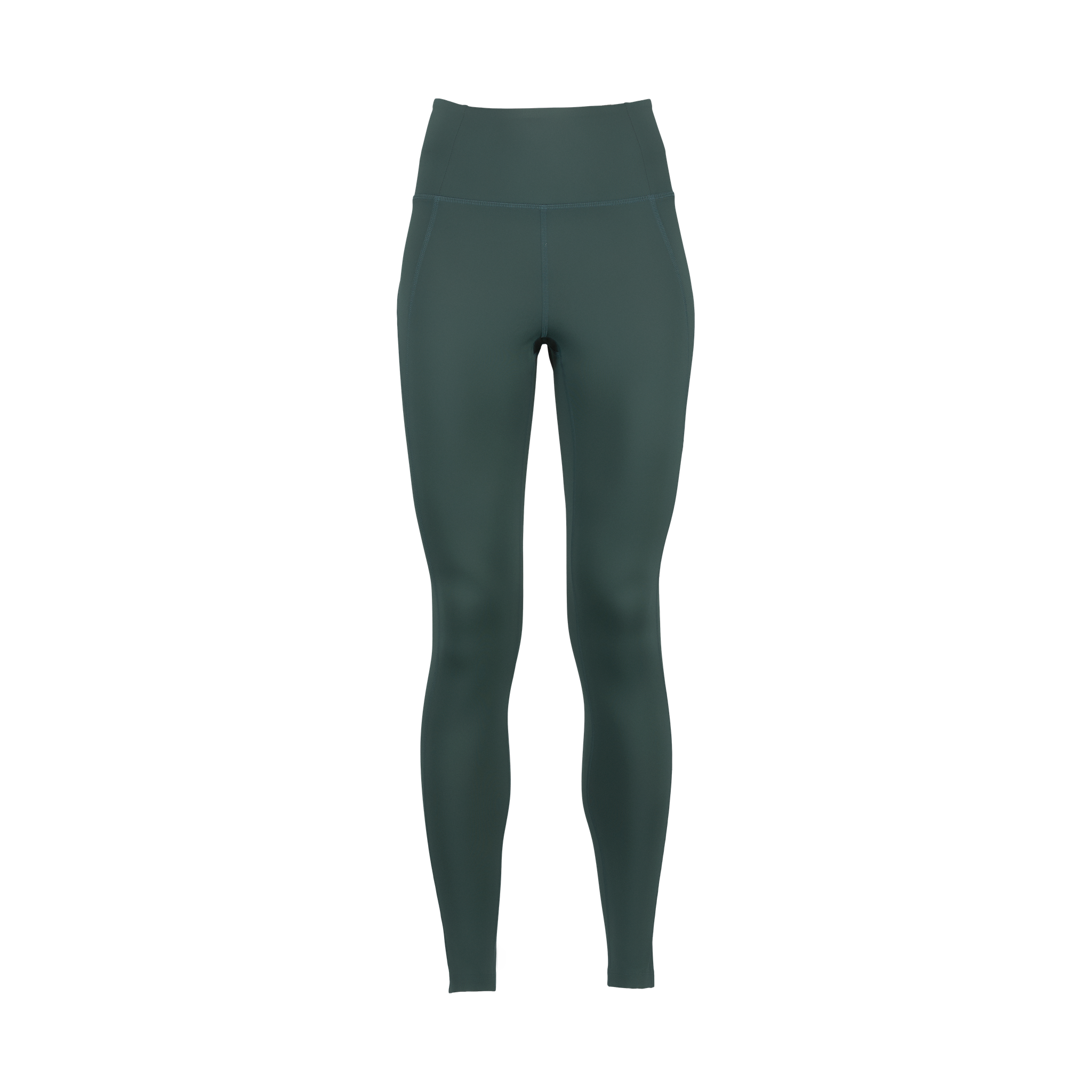 Lange Kompressionsleggings mit hoher Taille
