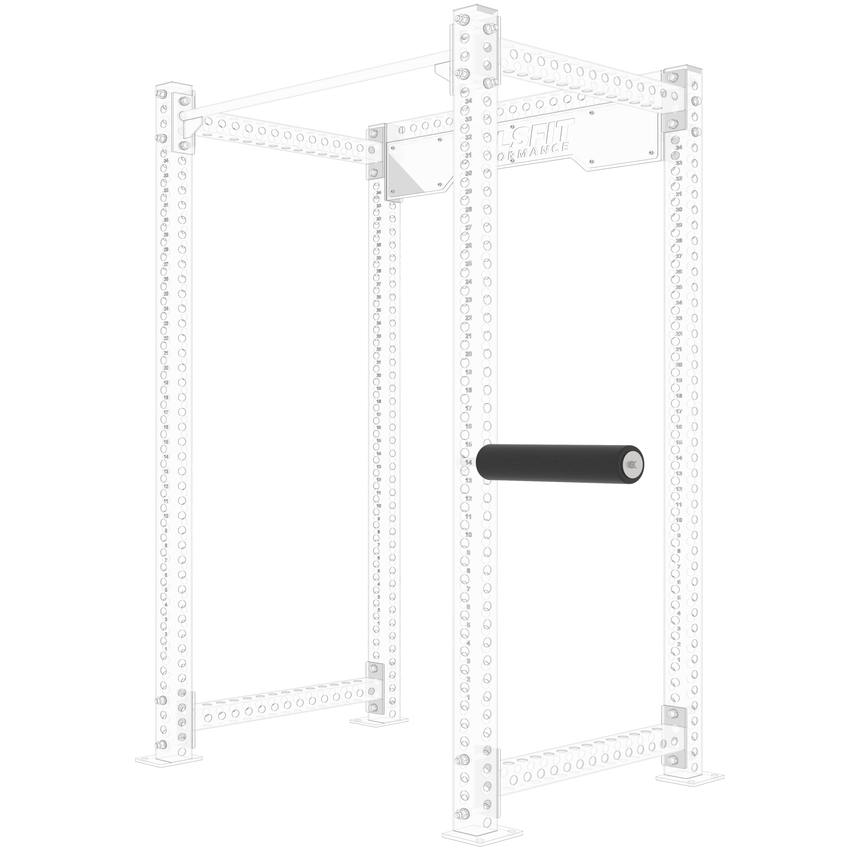Leg roller for rack V2- Melsfit Performance