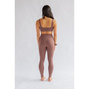 Lange Kompressionsleggings mit hoher Taille