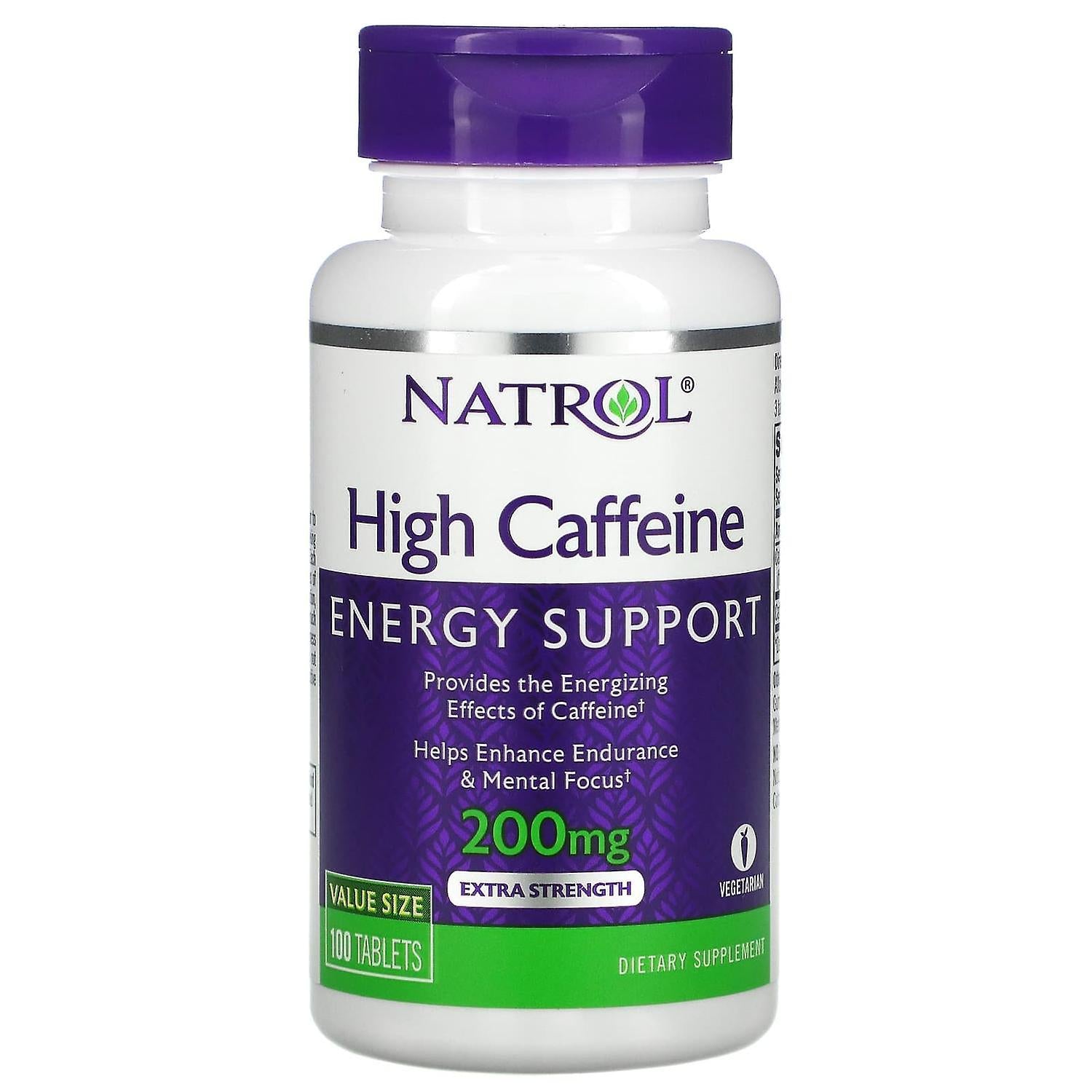 Natural - High Caffeine 200mg