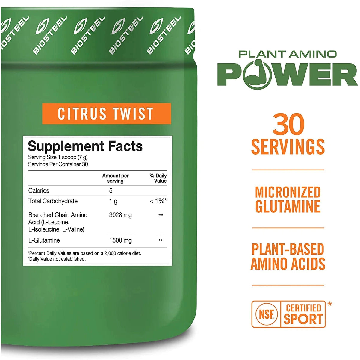 BIOSTEEL - PLANT AMINO POWER BCAA+ 210g