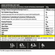 Genius Nutrition - BESTOATS 1000G