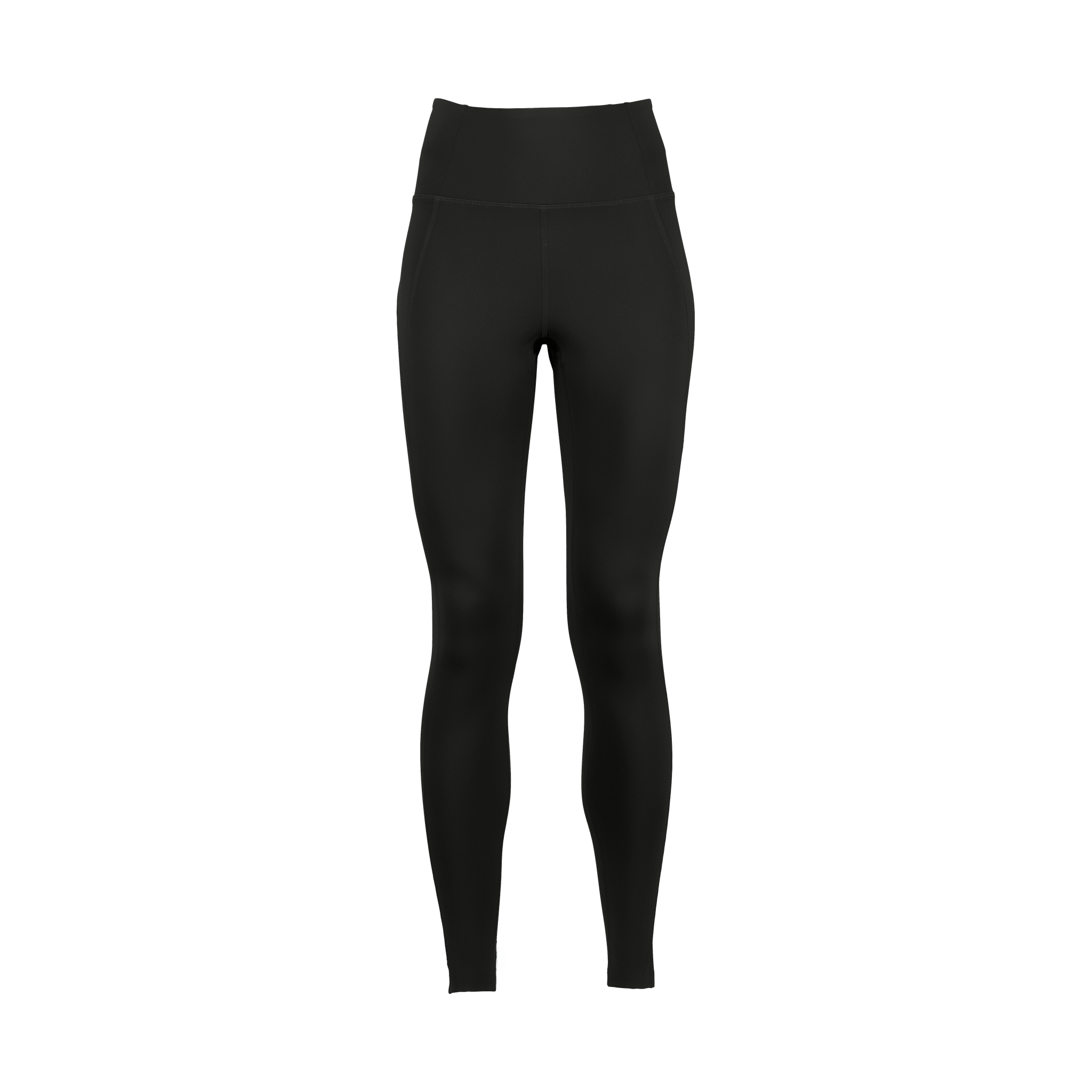 Lange Kompressionsleggings mit hoher Taille