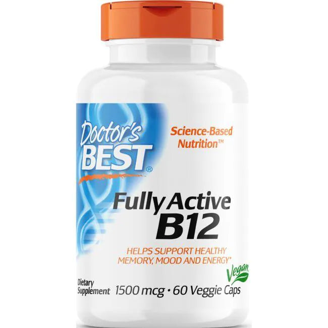 Doctor's Best Fully Active B12, 1,500 mcg