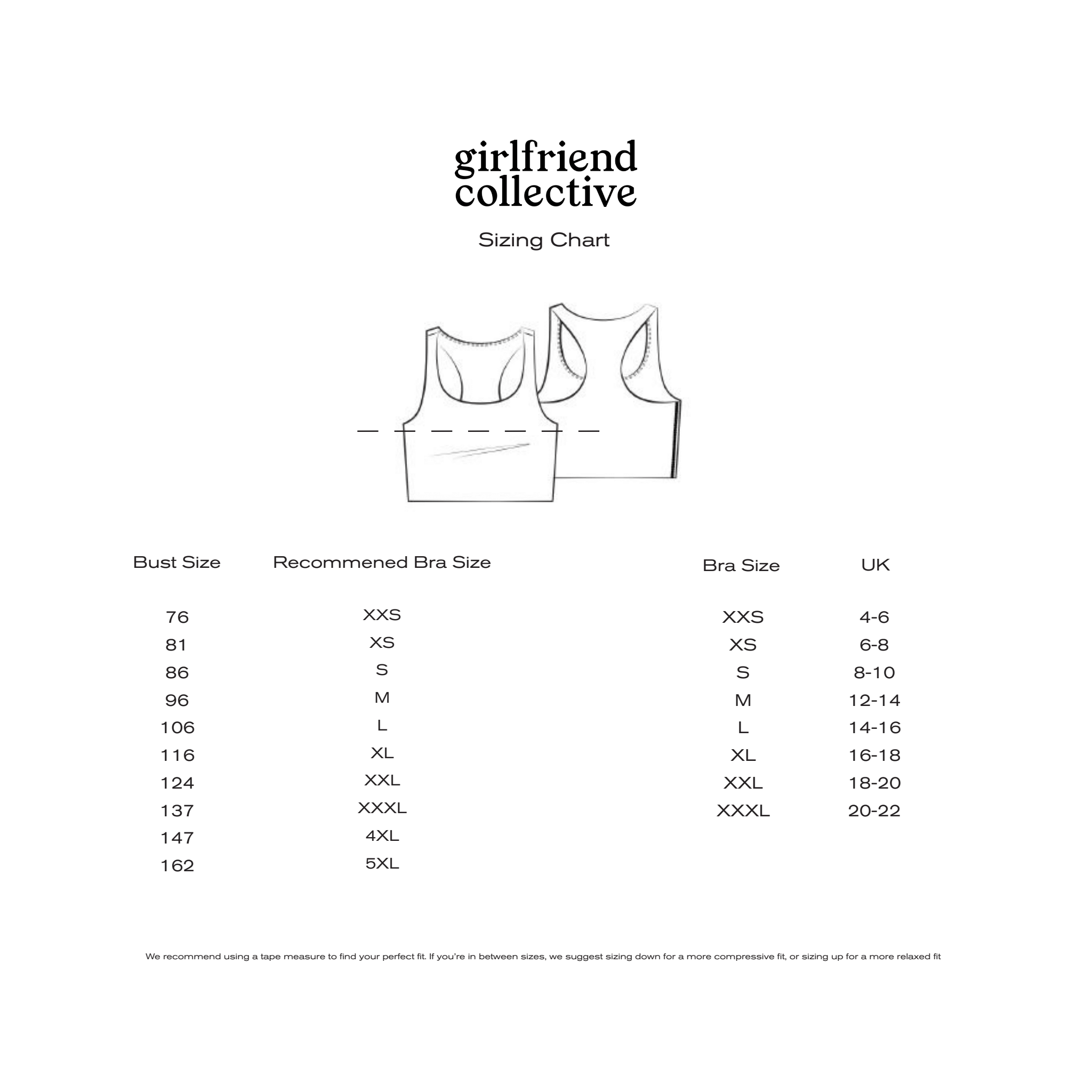 girlfriend collective Soutien-gorge Crop Dylan