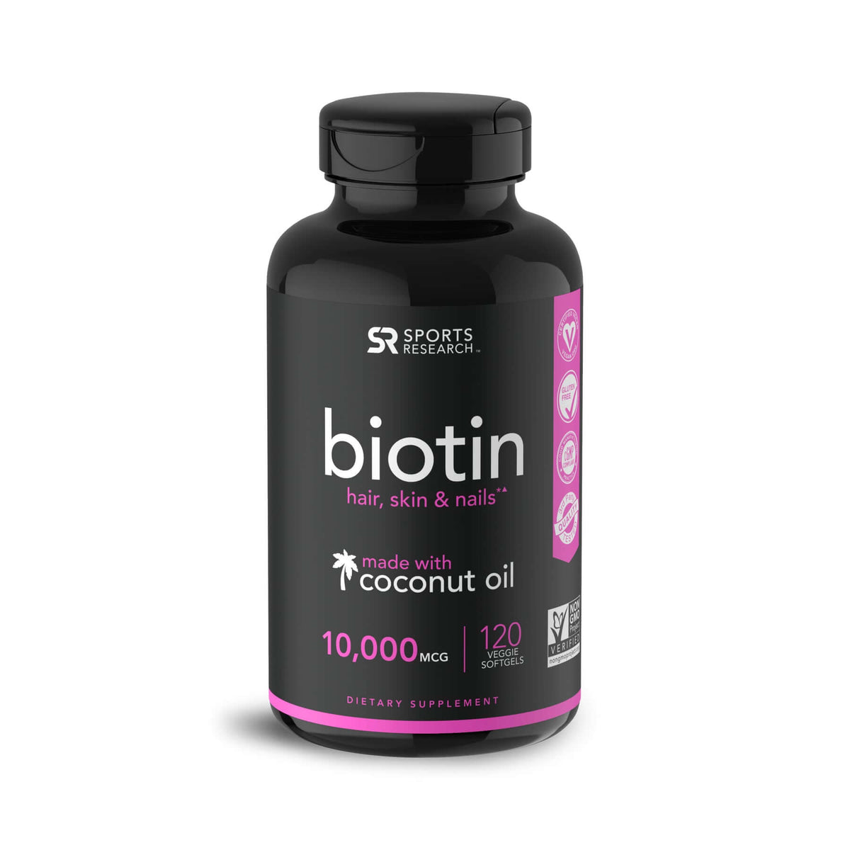 Biotin 10000mcg (Gelules Vegan) - Sport Research
