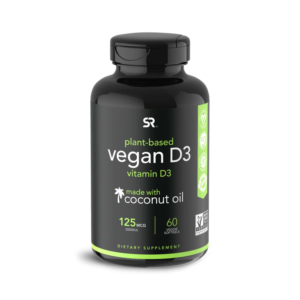 Vegan Vitamin D3 5000iu (60 capsules vegan) - Sport Research