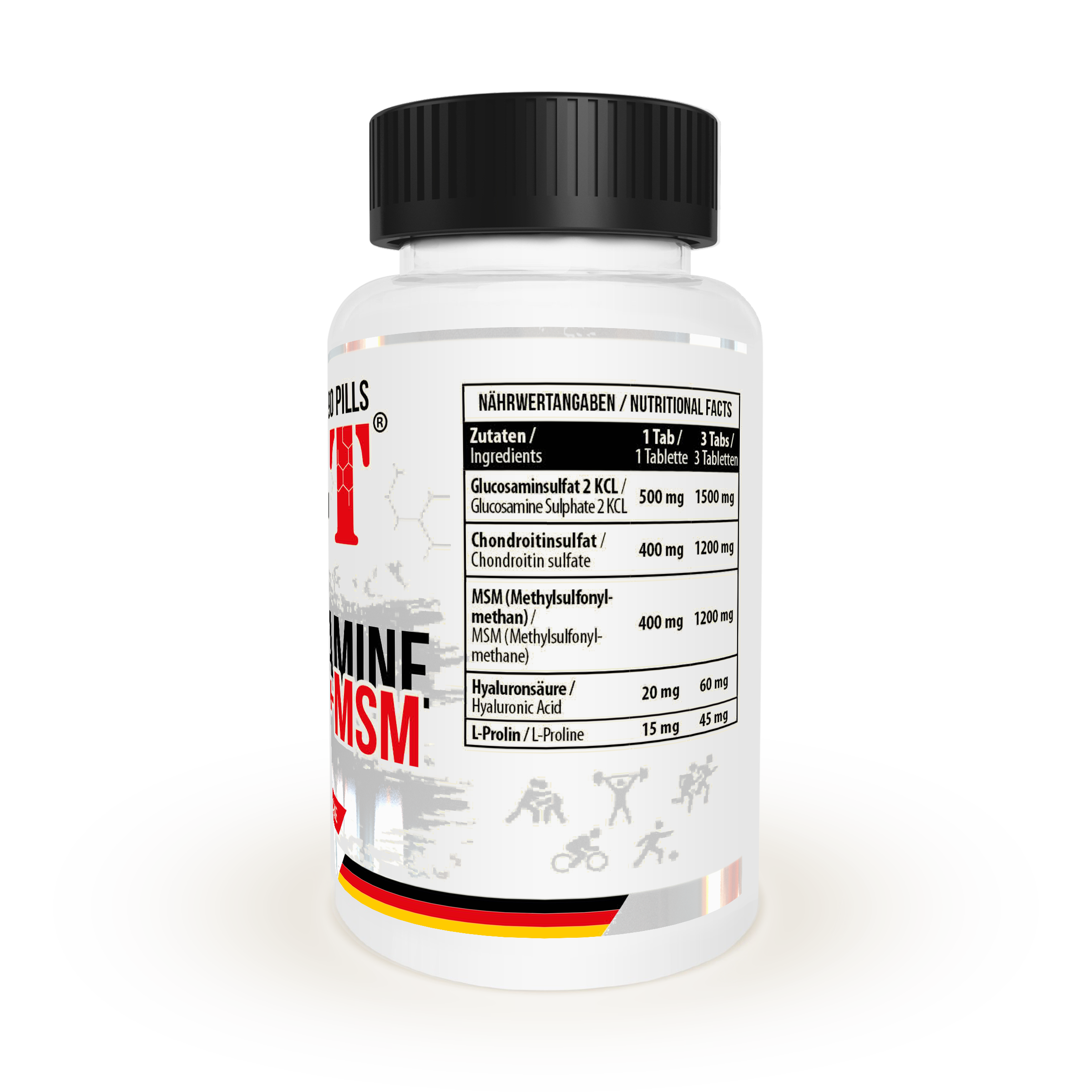Glucosamine - Chondroitin - MSM - MST Nutrition