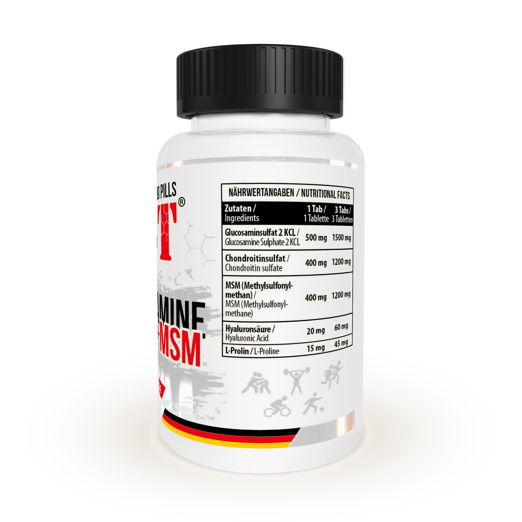 Glucosamine - Chondroitin - MSM - MST Nutrition
