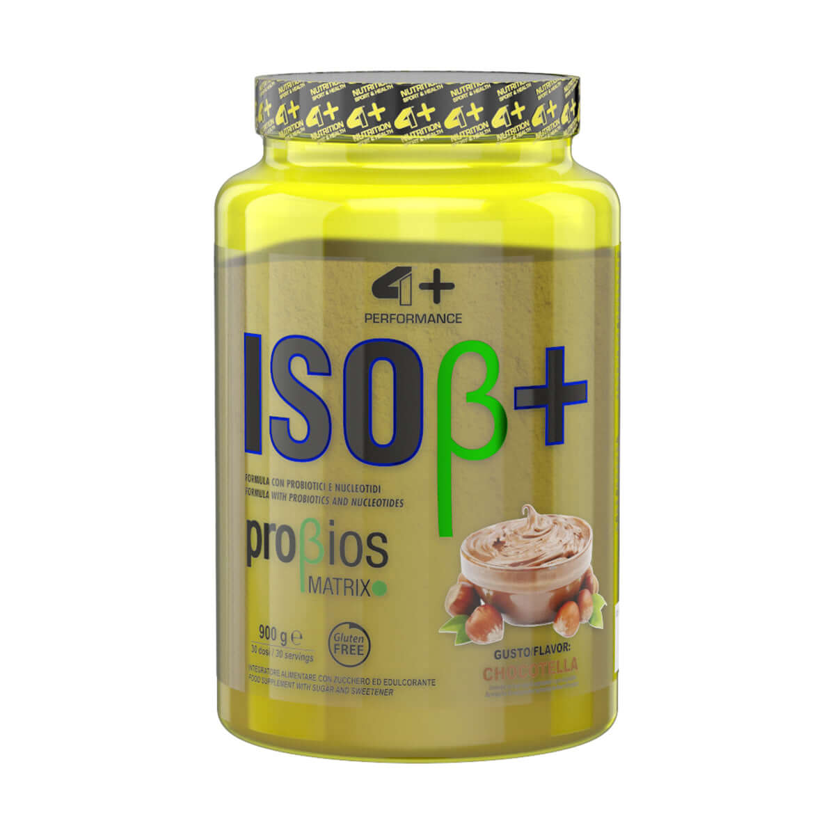 Whey Protéine Isolée, avec probiotiques - 4+ Nutrition