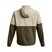 Pull à zip asymétrique UA Woven pour homme