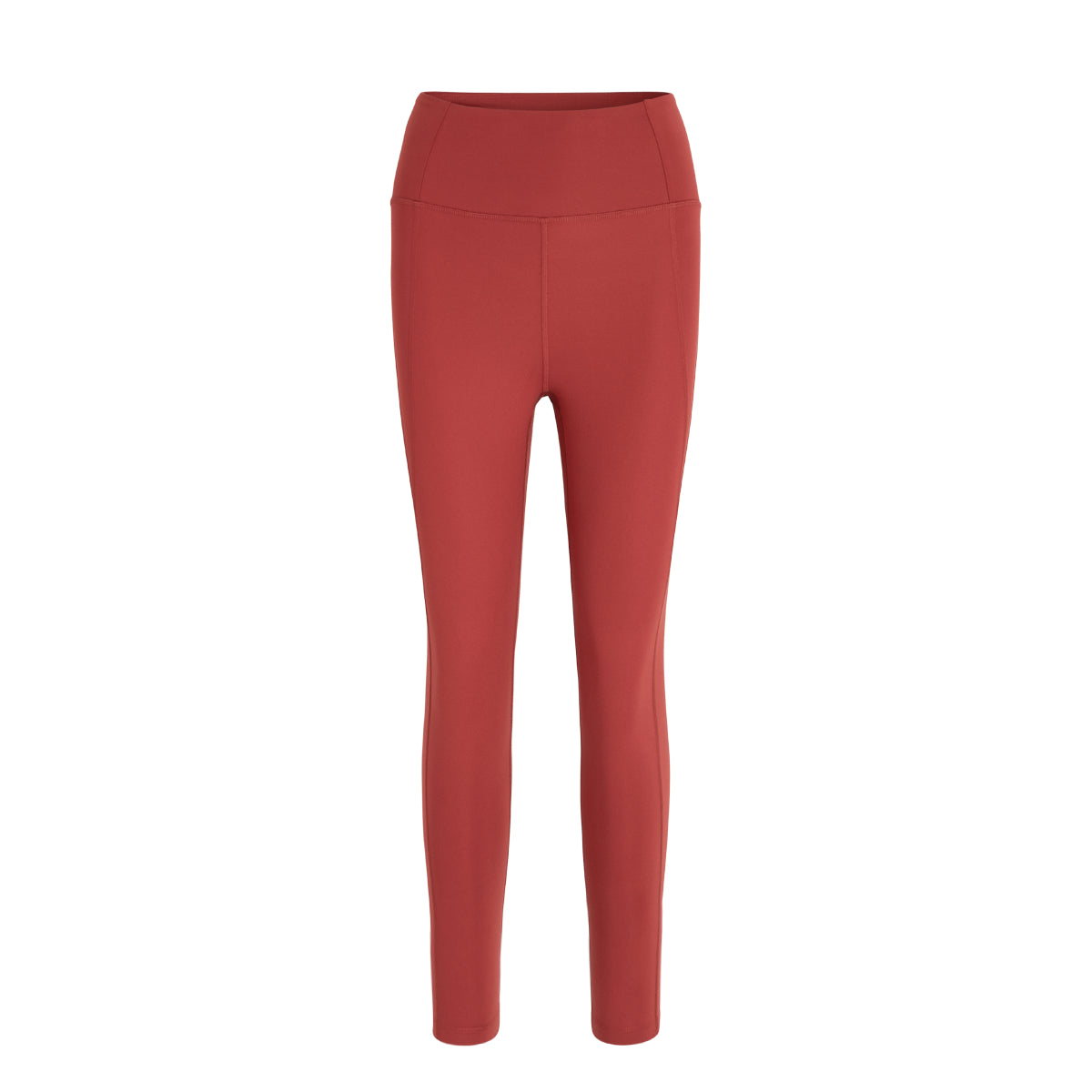 Lange Kompressionsleggings mit hoher Taille