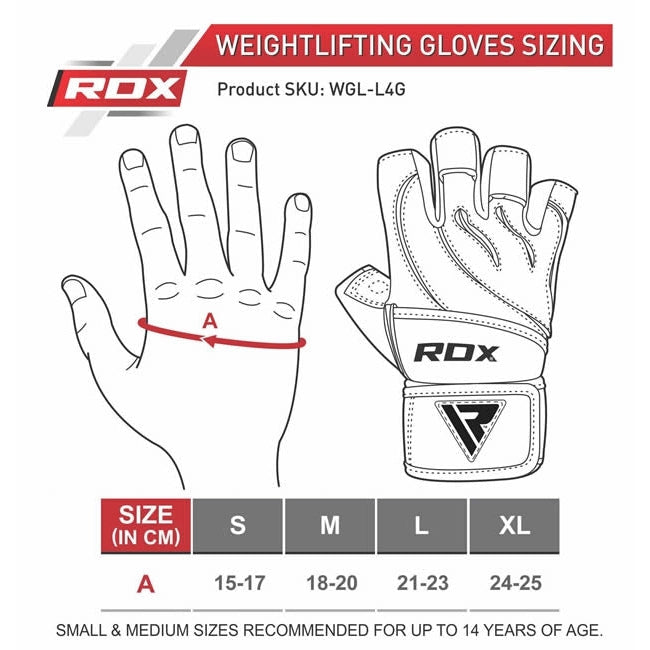 L4 Deepoq Leather Gym Gloves - RDX