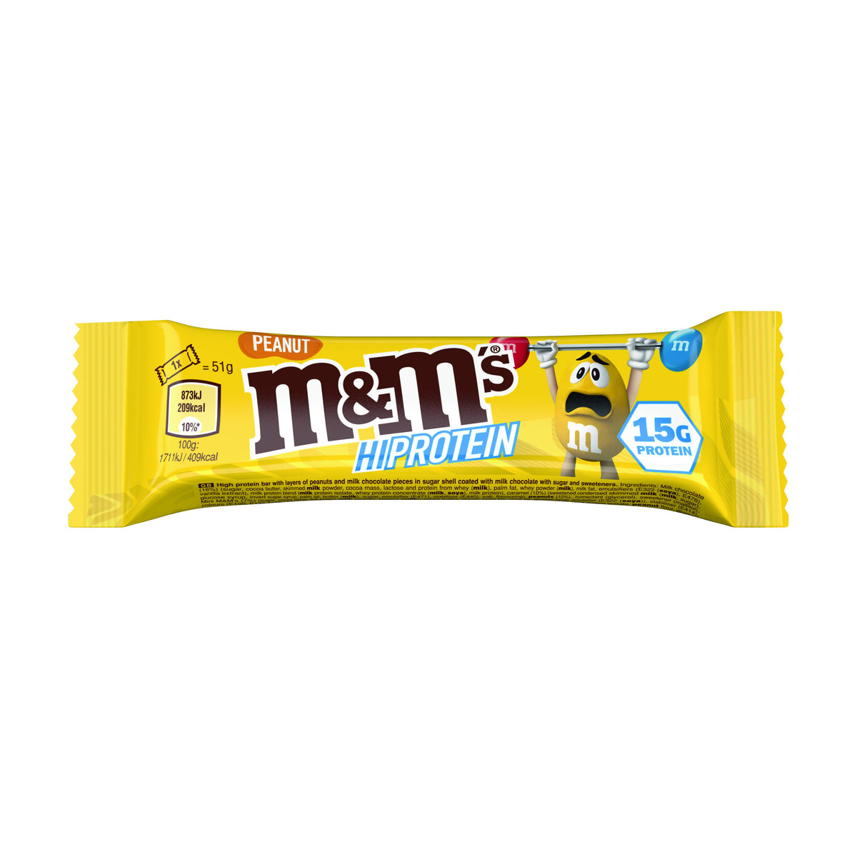 M&M Protein bar