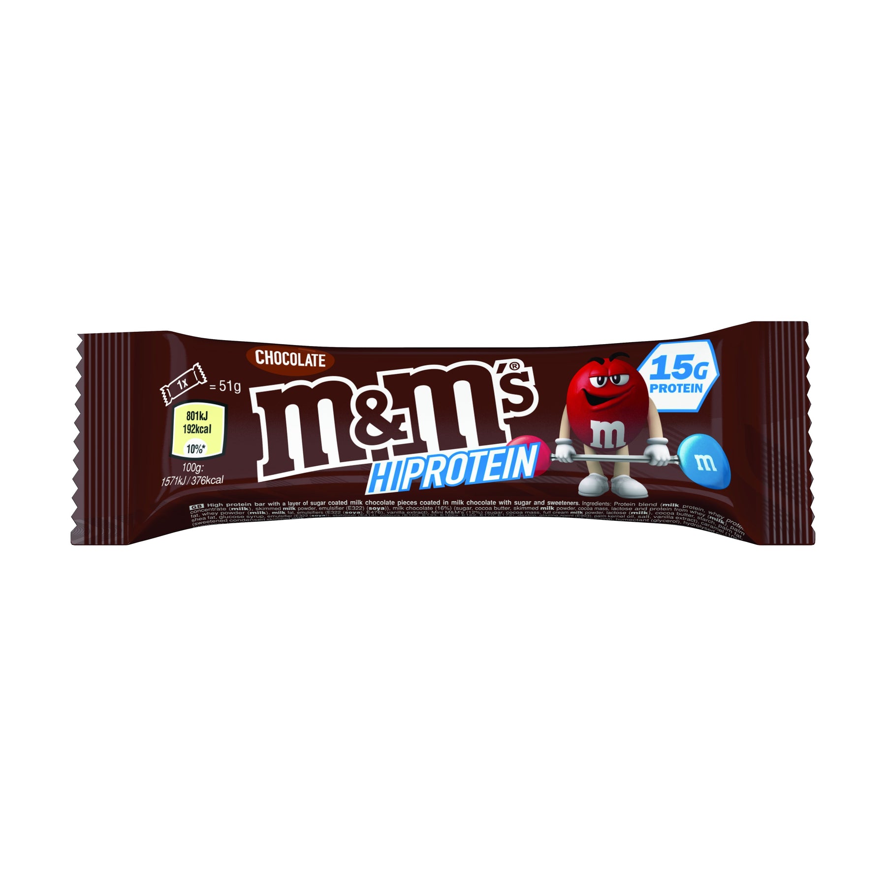 M&M Protein bar