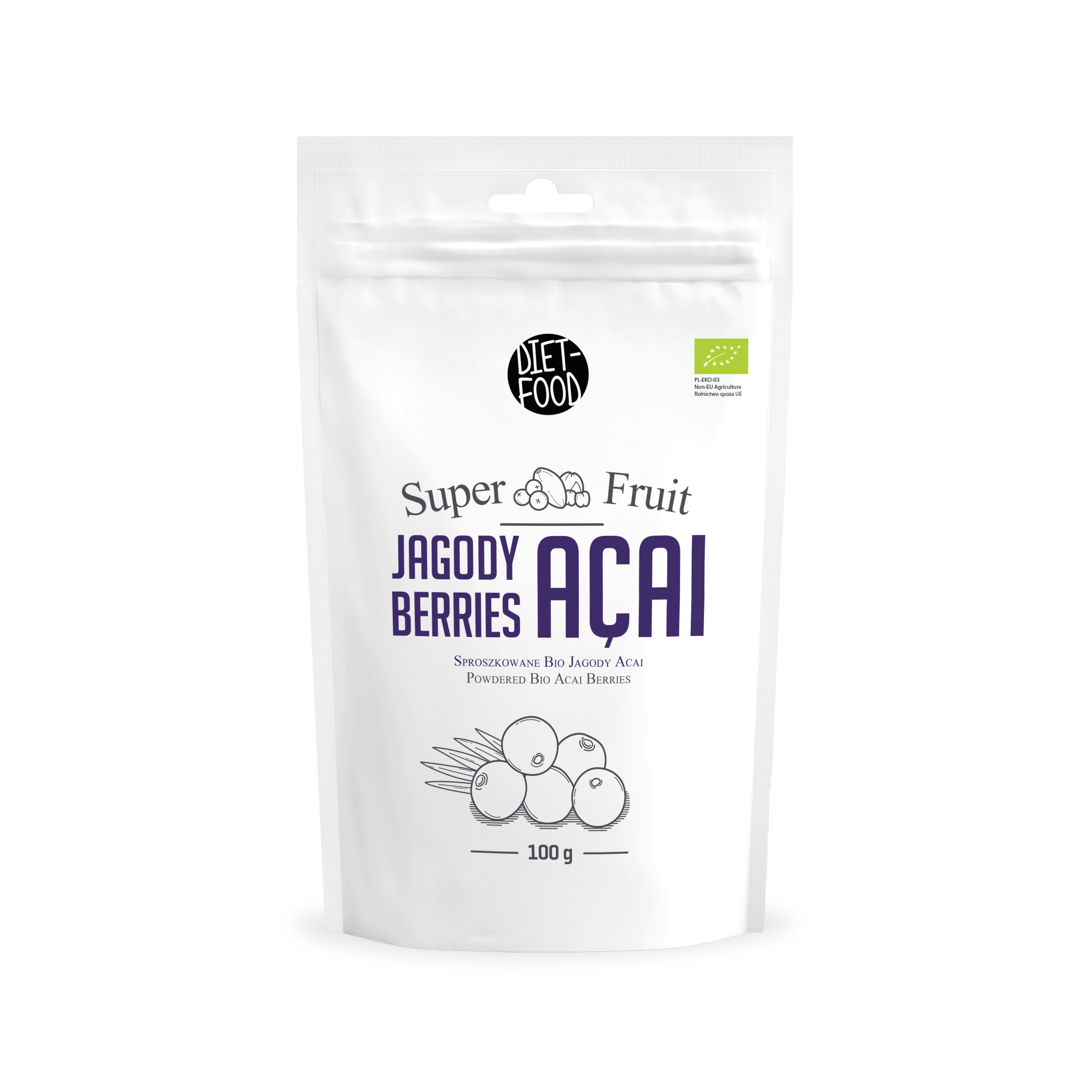 Diät-Nahrung Acai Berry