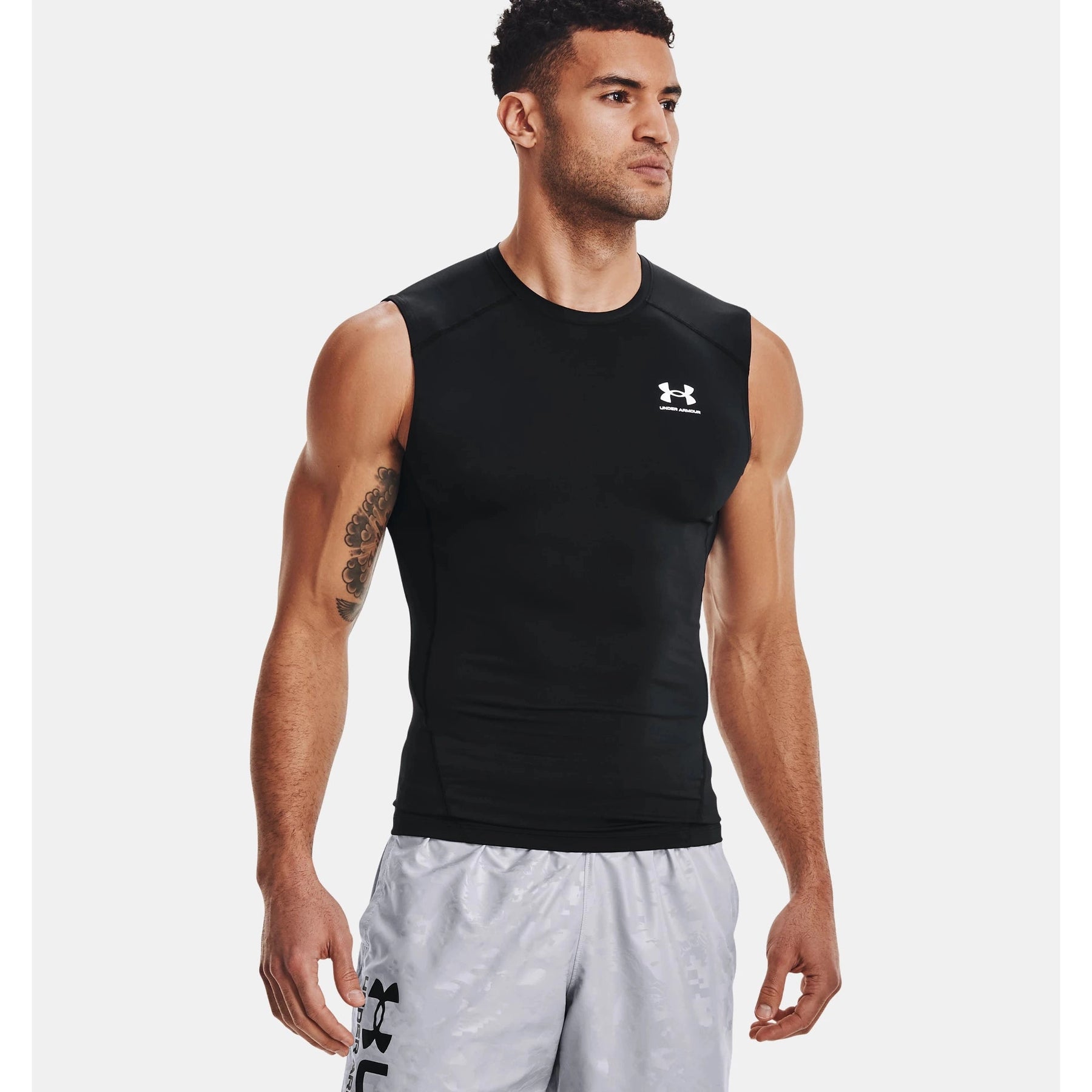 Haut sans manches HeatGear® Armour pour homme