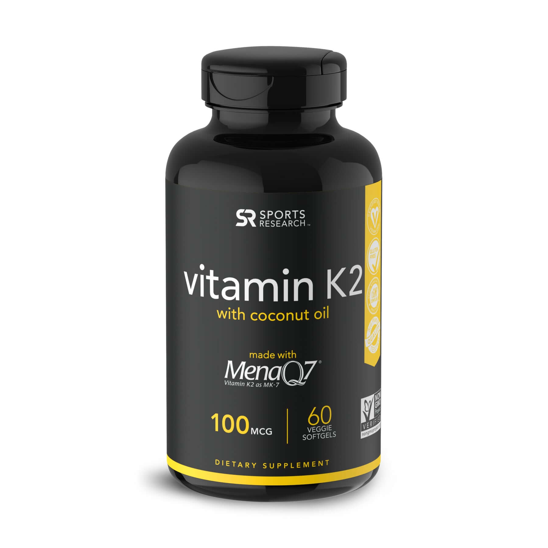 Vitamin K2 Mena Q7 100mcg (Gelules vegan) - Sport Research