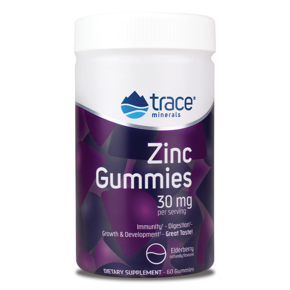 Zinc Gummies - Elderberry - 60 Gummies - Trace Minerals