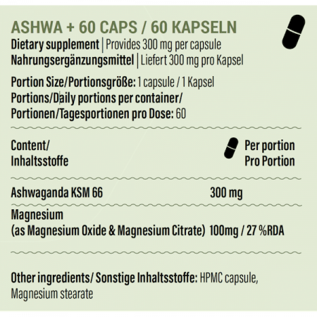 Ashwa+ (KSM-66) - Go Fitness