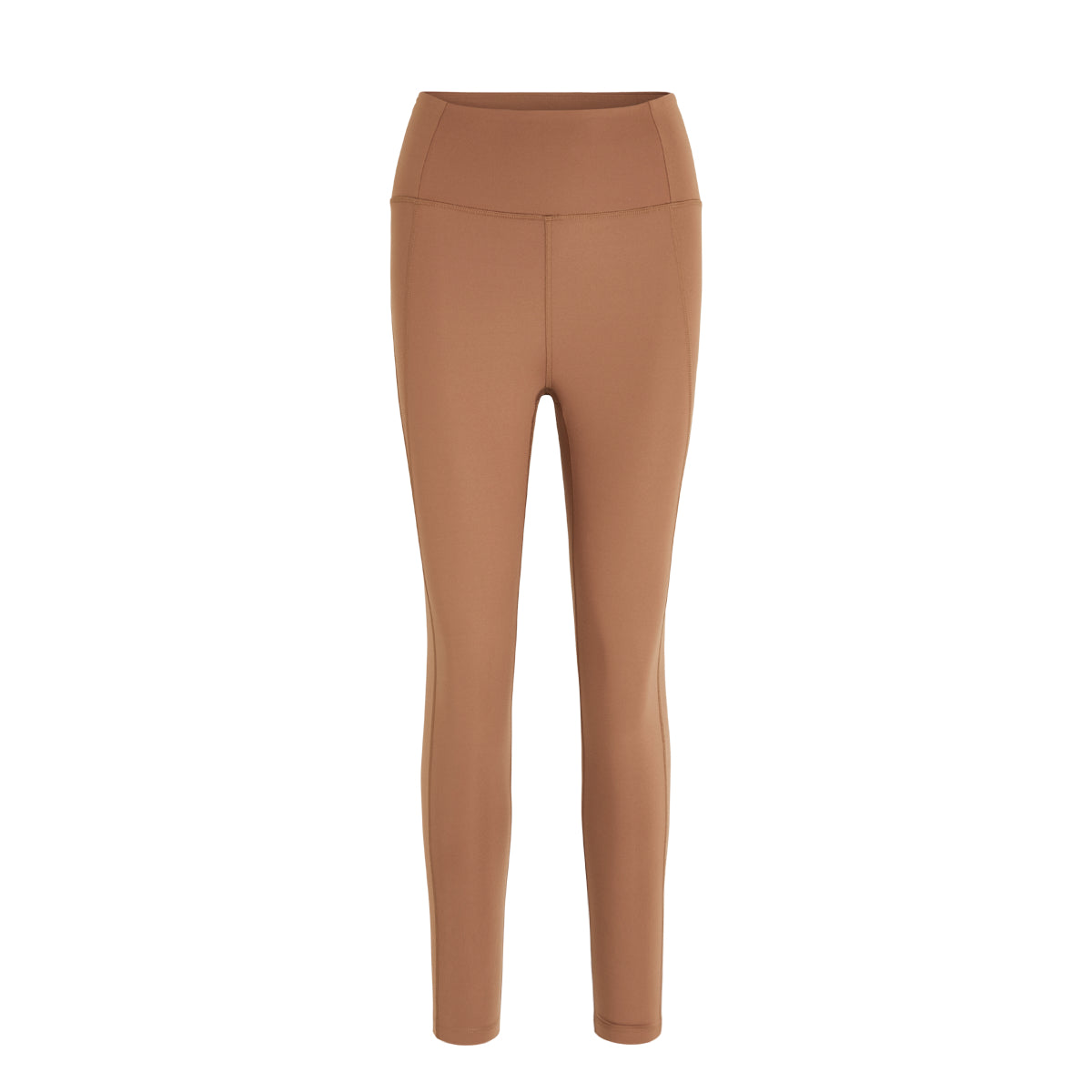 Lange Kompressionsleggings mit hoher Taille