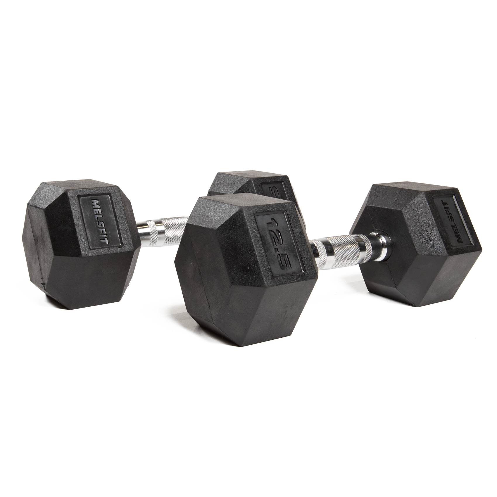 Hexagonal Rubber Dumbell - Melsfit Performance