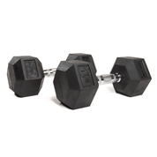 Hexagonal Rubber Dumbell - Melsfit Performance