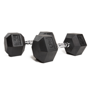 Hexagonal Rubber Dumbell - Melsfit Performance