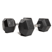 Hexagonal Rubber Dumbell - Melsfit Performance