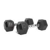 Hexagonal Rubber Dumbell - Melsfit Performance