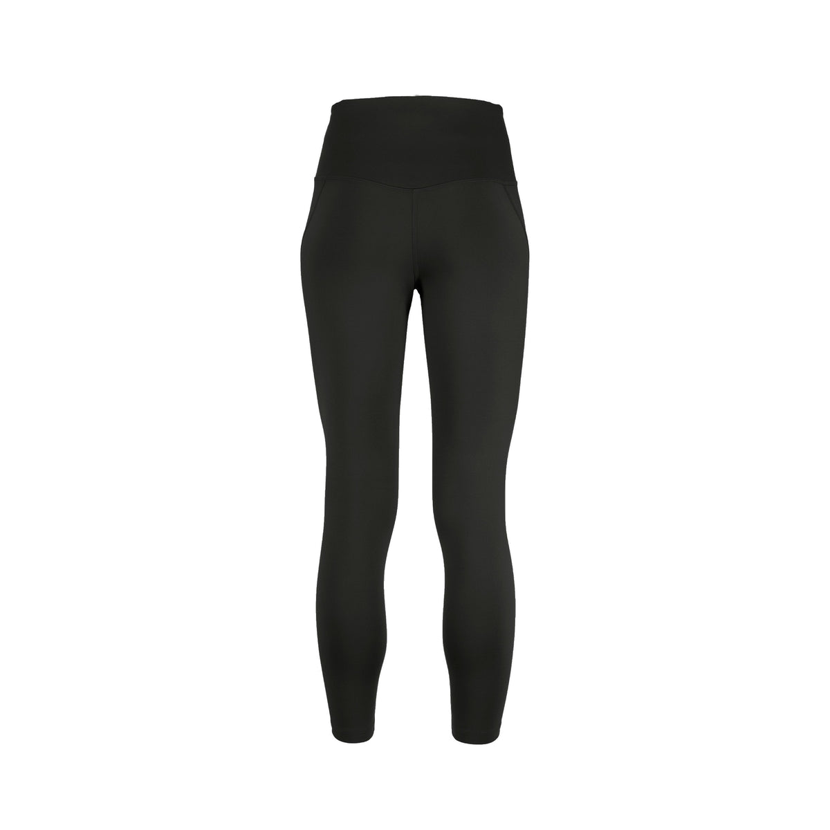 High-waisted compression leggings, 7/8