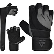 L4 Deepoq Leather Gym Gloves - RDX