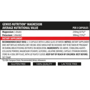 Genius Nutrition - MAGNESIUM 90CAPS