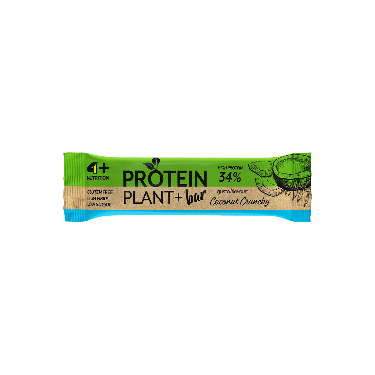 4+ Nutrition PLANT + Protein Bar