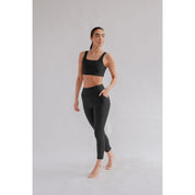 Lange Leggings mit hoher Taille