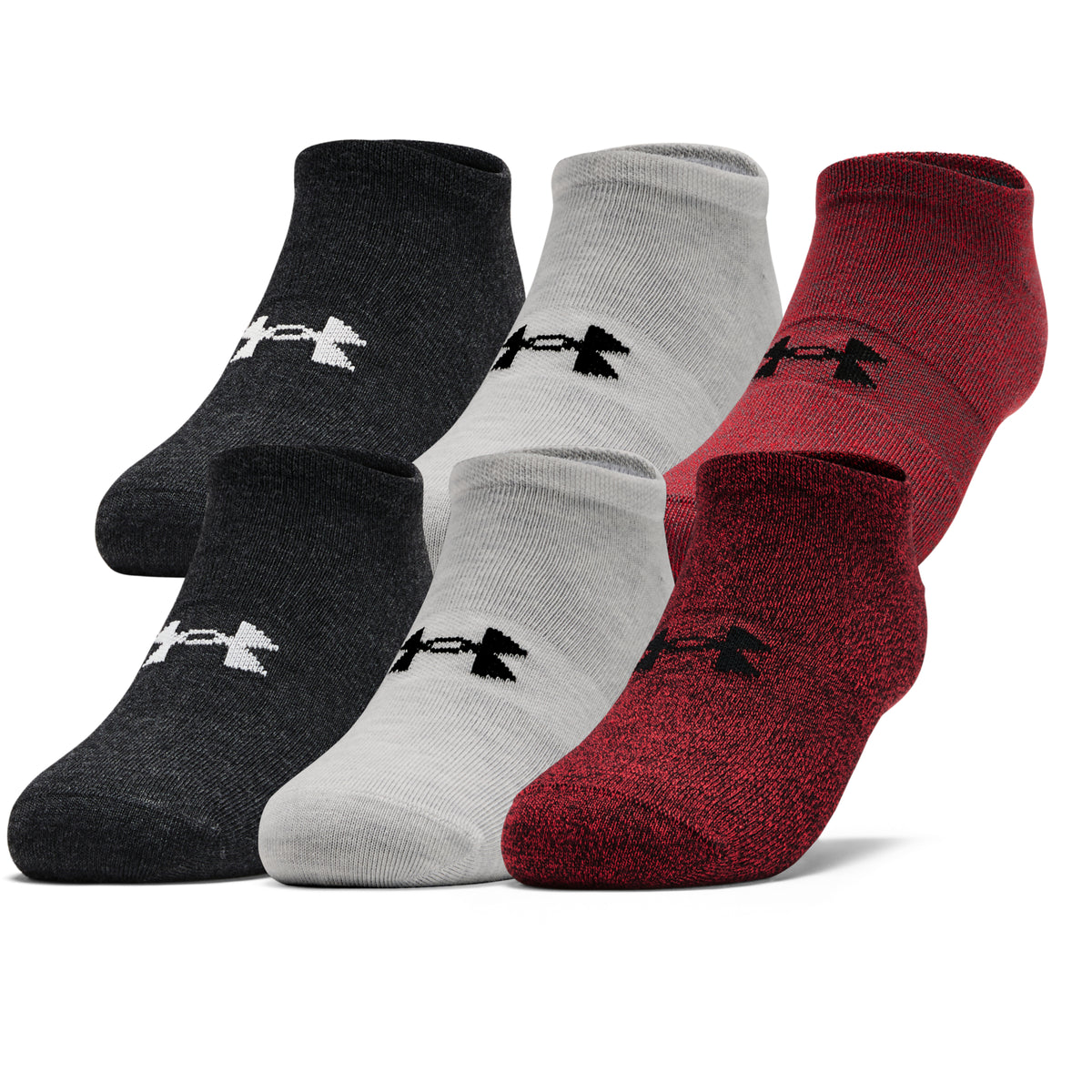 Men's UA Essentials 6 Pack Invisible Socks