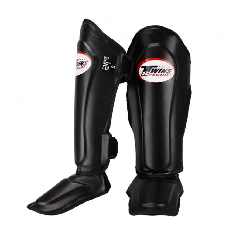 Shin Guards Skintex Leather SGL 7 - Twins