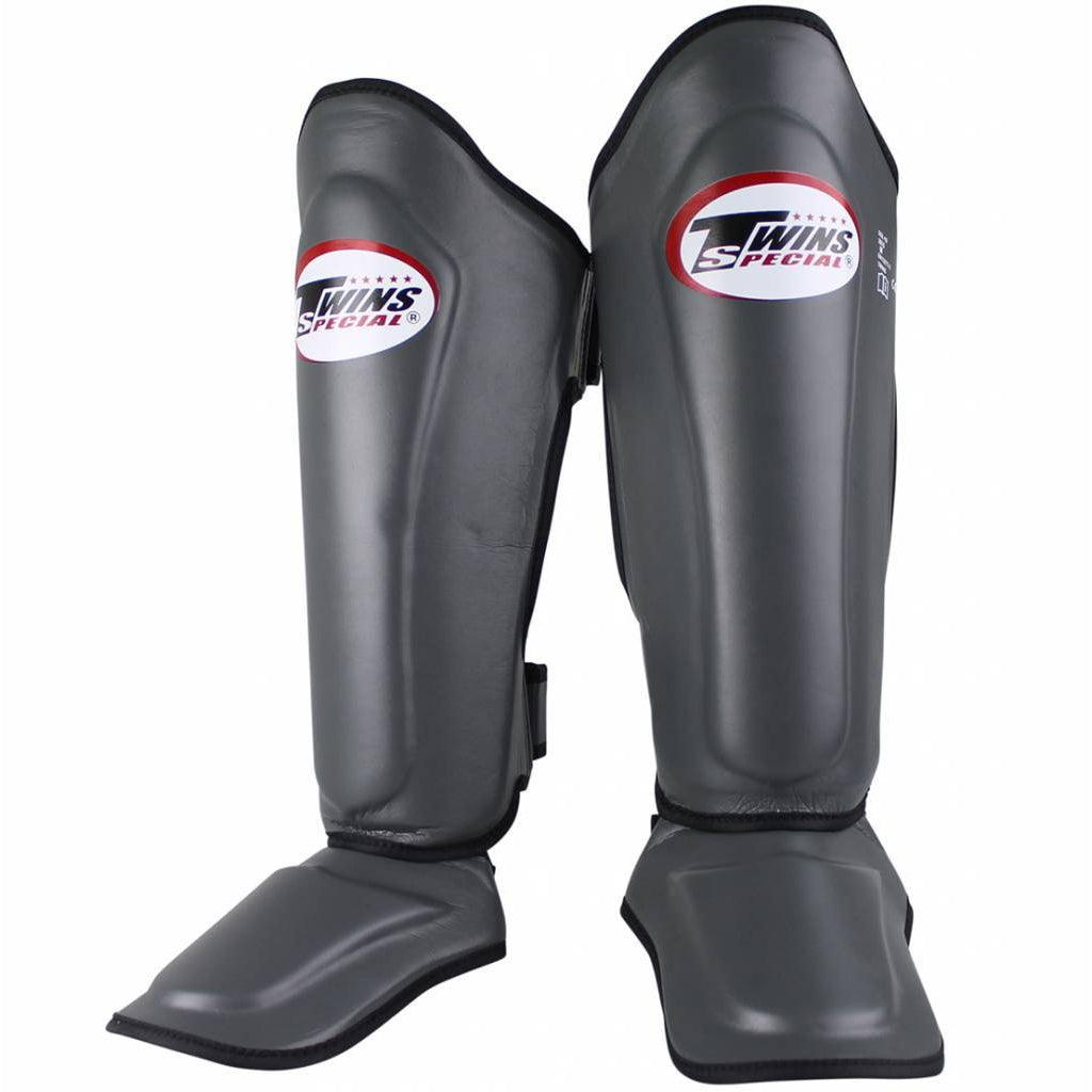 Shin Guards Skintex Leather SGL 7 - Twins