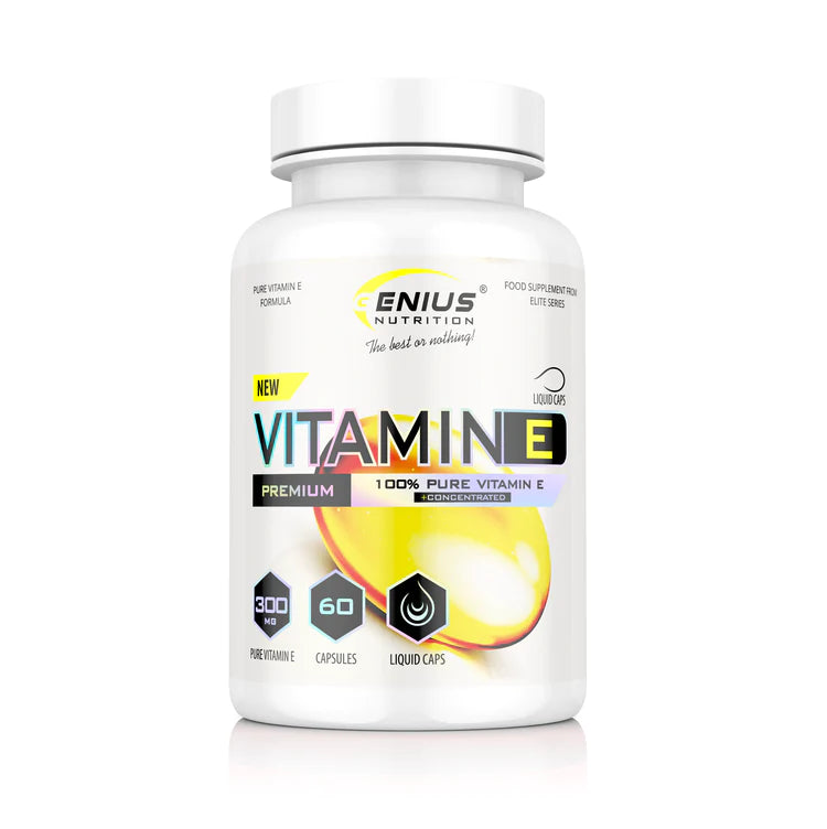 Genius Nutrition - VITAMIN E 60 LIQUID CAPS/60 SERV