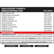 Genius Nutrition - VITAMINS B+ 60CAPS/60 SERV